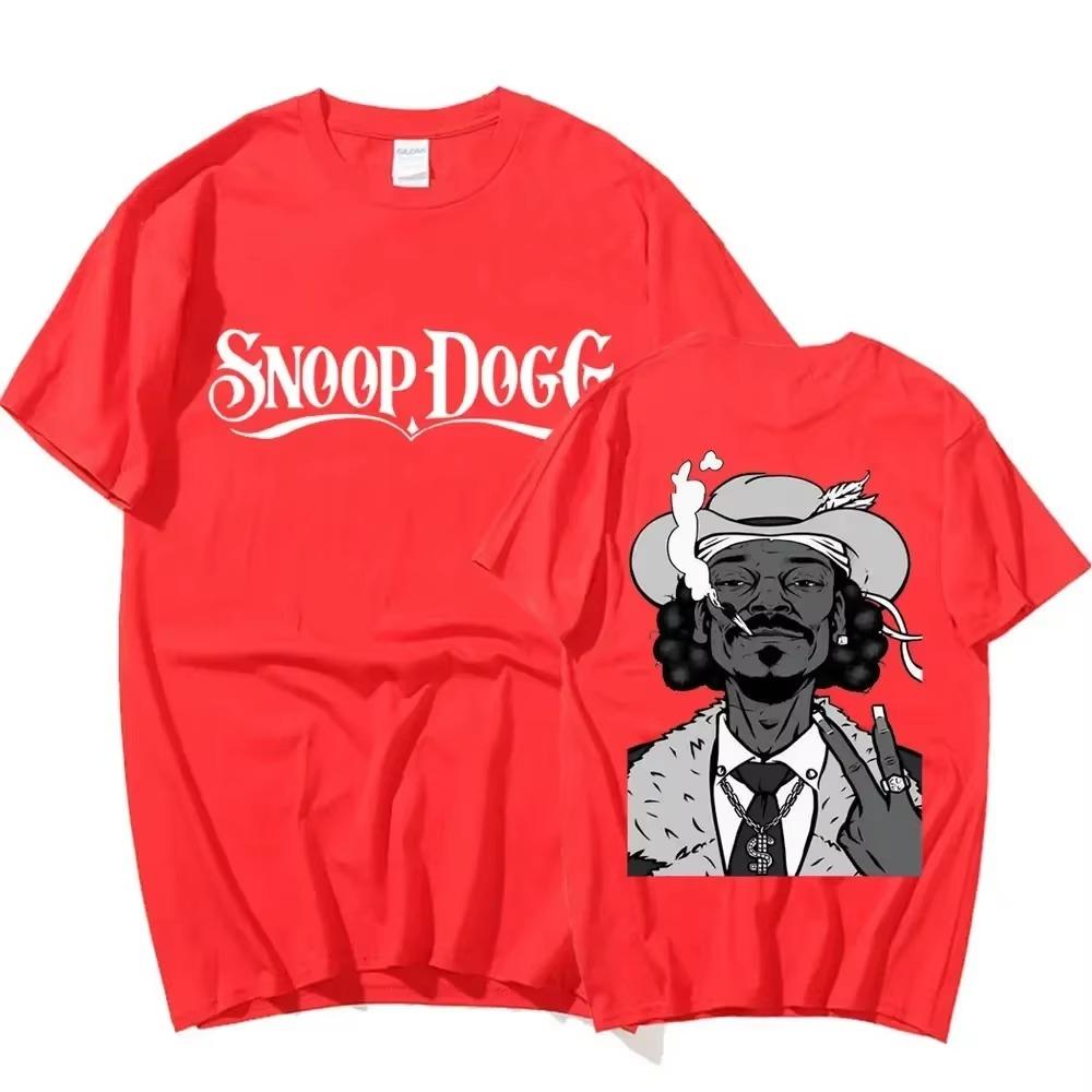 Hot Sale Rapper Snoop Dogg Graphic T Shirt Men's Hip Hop Fashion Style Funny T Shirts Summer Unisex Oversized T-shirt Streetwear