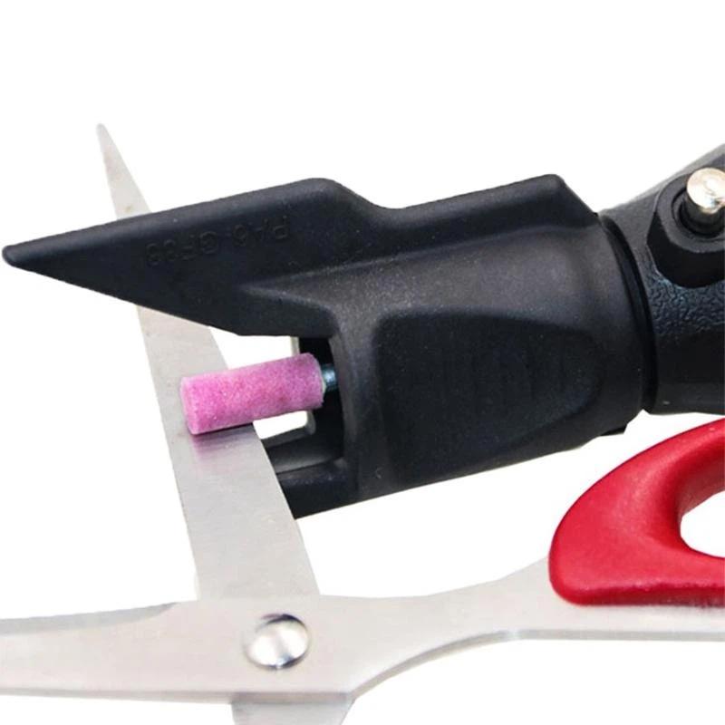 Electric Grinder Chamfer Adapter Tool Kit Corundum Grinding Head Sharpener Accessory For Metal Polishing Deburring