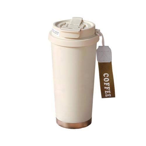 MYEEDA Medical-Grade 316 Stainless Steel Tumbler with Lid and Straw, Spill-Proof, 520ml, Easy-to-Wash, Large Capacity, Vacuum Insulated, Stainless Ste