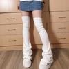 Calze a coscia Y2K Elasticità Dimagranti Ginocchiere Stile Giapponese Femboy Piccante Sopra il ginocchio Polsini a forma di corno Accessori Sexy