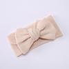 Vlasové doplňky Elastická vaflová tkanina Pokrývka hlavy pro dívky Big Bow Čelenka Baby Čelenka Bowknot Turban
