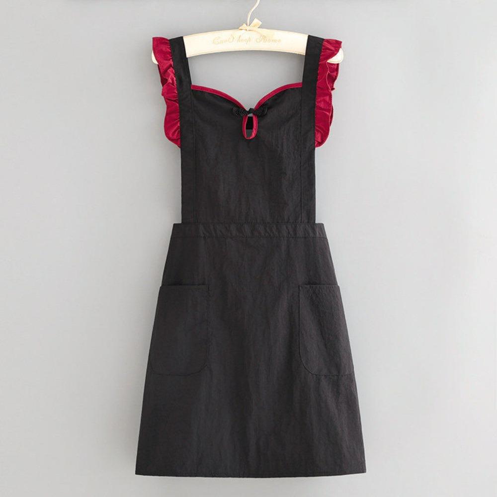 Adjustable Waterproof Apron Breathable Cooking Apron Modern Kitchen Apron Catering