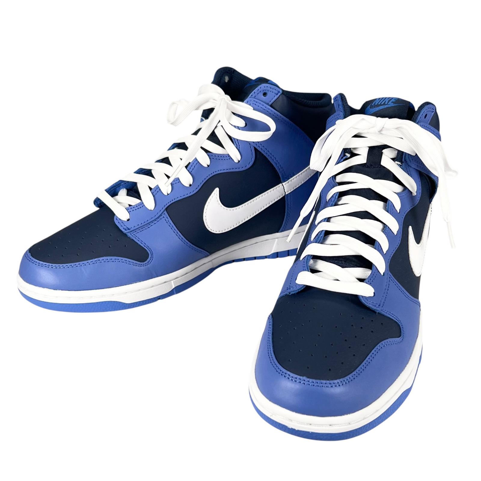 NIKE DUNK HI RETRO DJ6189 400 sneakers blue mens JP29 High cut used