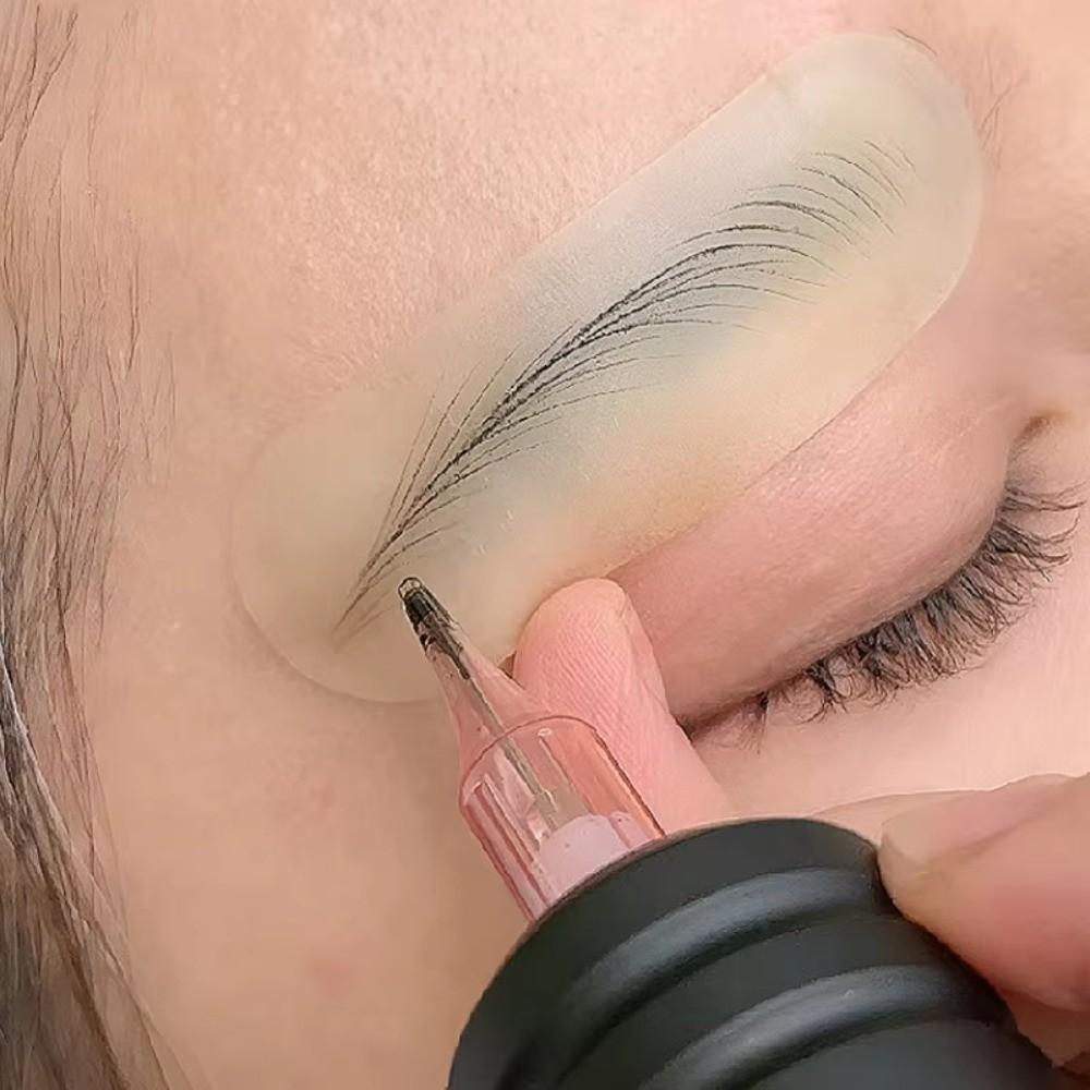 10PCS Silicone Makeup Tattoo Tool High Quality Eyebrow Tattoo Transfer Stickers