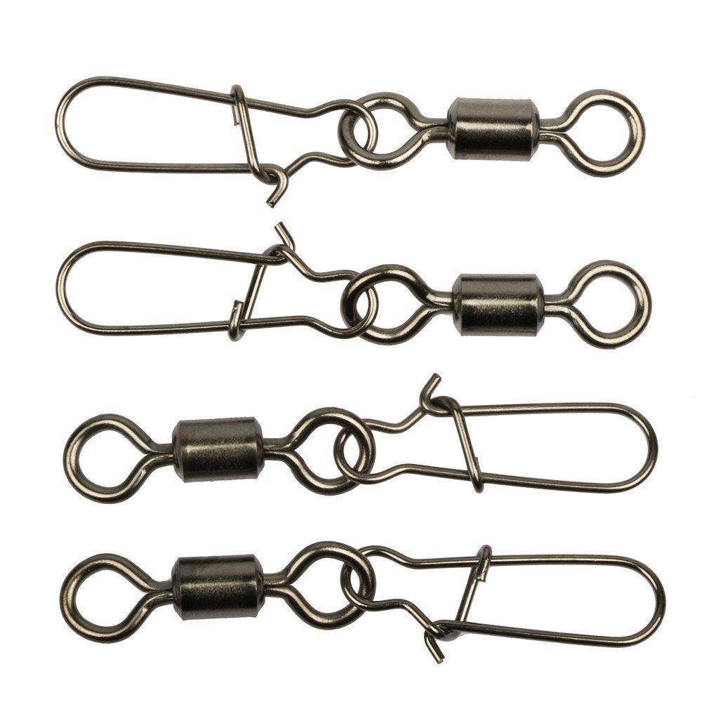 SHADDOCK Fishing Swivel Swivels with Rolling Swivels with Fishing Set of 5 Sizes Snaps, Snaps, Snaps, Connectors, 210,