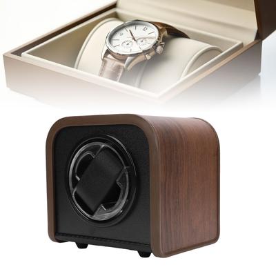 Watch Winder Controllable LED Ambient Lighting Low Noise Automatic Watch Rotator Box for Home