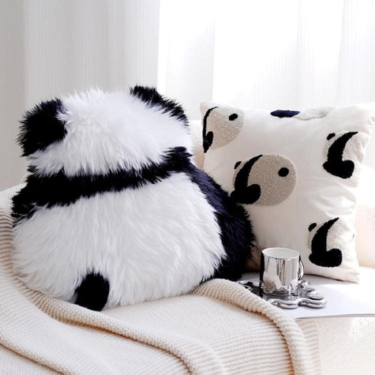 Cuddly Panda Pillow Case for Bedroom or Living Room Comfortable Sofa Pillowcase Removable Washable Cushion Cover