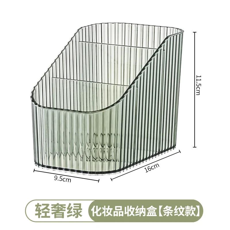 Makeup Brush Holder Cosmetics Brush Storage Organizer For Countertop Eyeliners Eyebrow Pencil Makeup Brushes Display Case