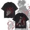 Hot Anime Jujutsu Kaisen Choso Cool Print T-shirt Men Women Short Sleeve Clothing Cotton Tshirt Retro Washed T Shirt Manga Tops