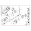 Para wsporników klamki drzwi do BMW X5 SUV E53 (51228243635, 51228243636)
