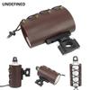 Motorrad-Getränkehalter aus Leder, 22–28 mm, Lenker, Getränkehalter, Kaffee-/Wasserflaschenhalterung, Ständer, Auto-Styling, Fahrräder, universell