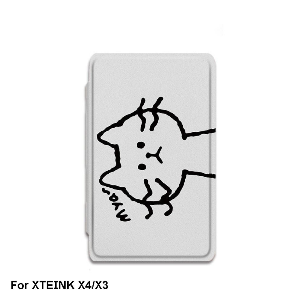 Shockproof Protective Cover Cute Kitty Folio Shell High Quality Magnetic Case for XTEINK X4/X3