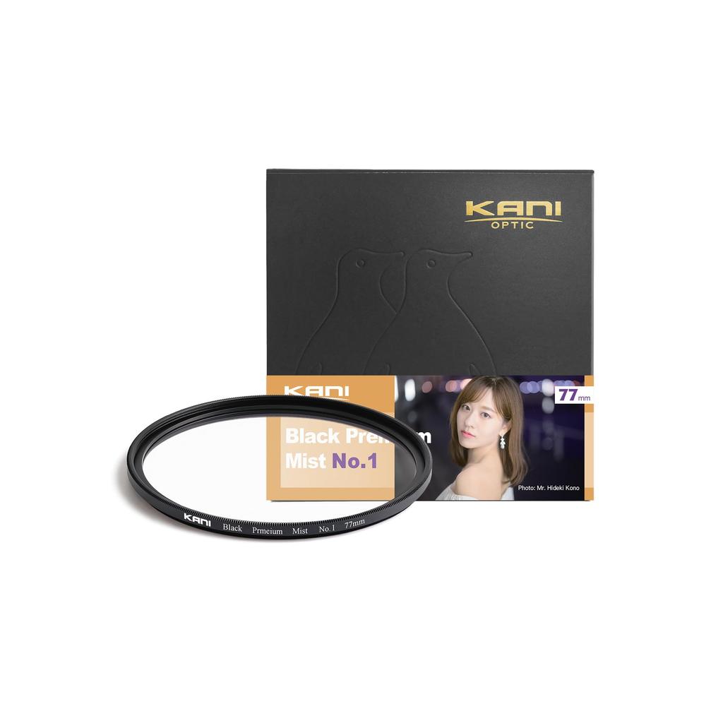 KANI 77mm Soft Filter Black Premium Mist Black Mist Effect Contrast Adjustment Low Reflection Water Repellent Oil Repellent Stain Resistant Nano