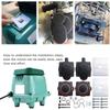 Air Pumps Rebuild Complete Diaphram Filter Screws Kit Replacement for HP80-0117 HP80-0110 HP80 HP60 CS103EL AS500