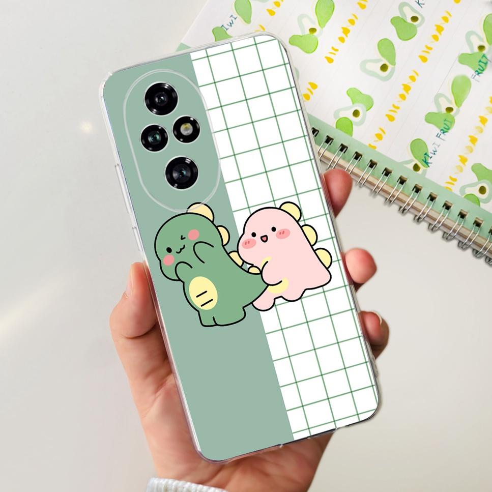 For Huawei Honor 200 6.7"Case Cute Cartoon Panda Astronaut Soft Silicone TPU Cover For Honor 200Pro Honor 200 Lite 5G Phone Case