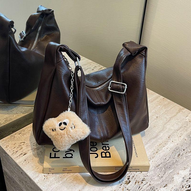 Light Luxury Minority Fancy Bag Women's 2025 New Arrival Easiest for Match Crossbody Dumpling Bag Large Capacity Commuter Tote