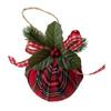 Xmas Ball Exquisite Compact Xmas Cloth Ball for Home Holiday Party Wedding Ornament