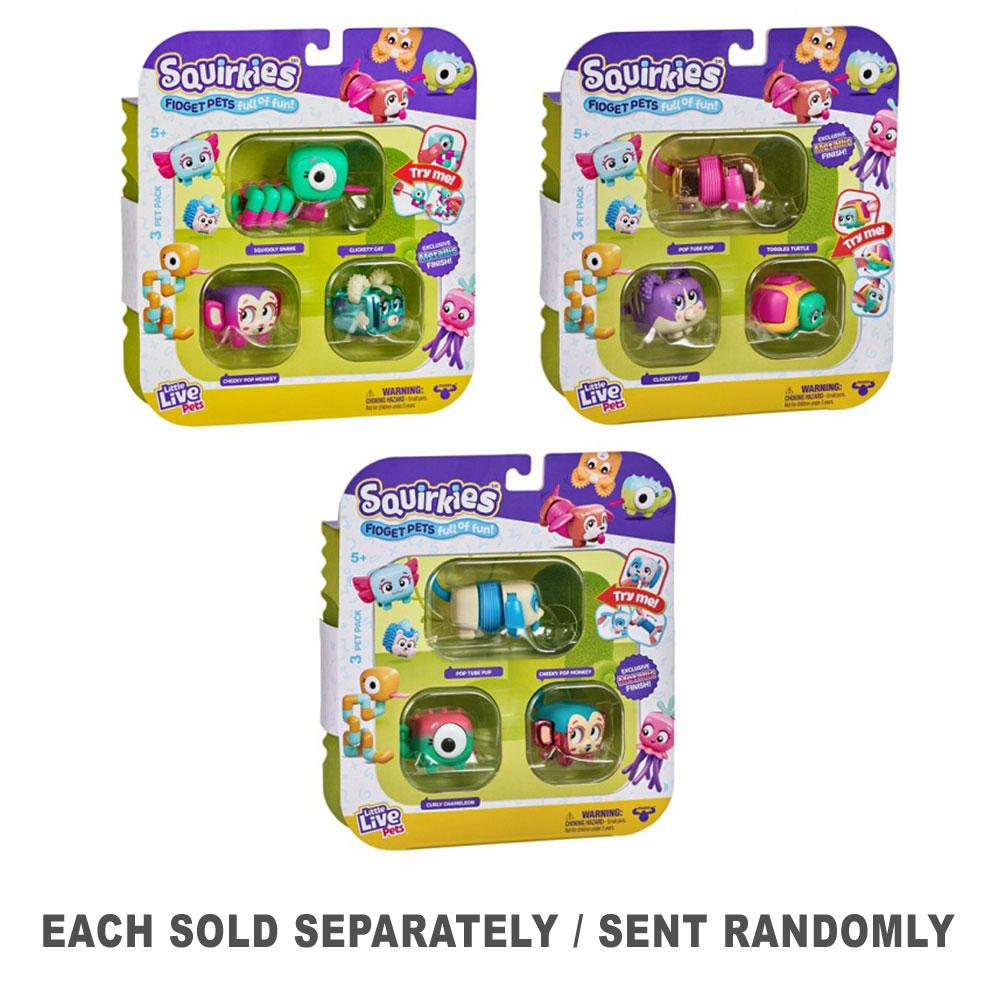 

Little Live Pets Squirkies Fidget Pets 3pcs