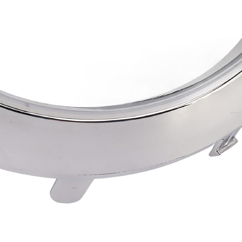 Chrome Trim Bezel Cover Rings,TO1038150 Fog Driving Lamp Chrome Bezel Fit for SE 20112017 (Left 57731FJ030)