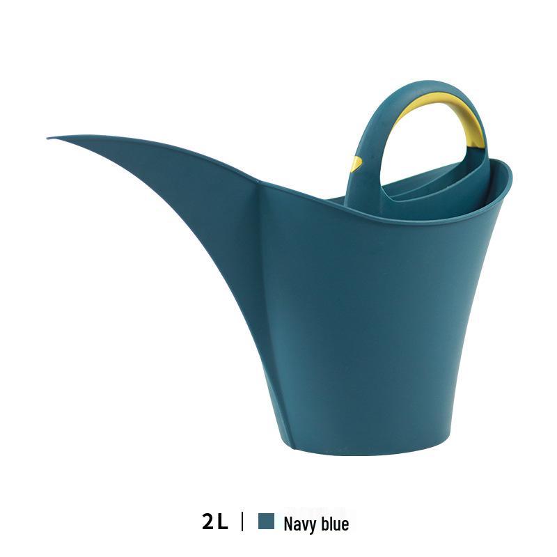 Long-Spout Plastic Watering Can for Outdoor Gardens