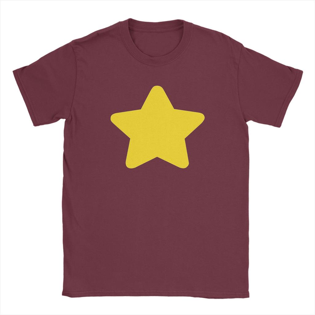 Casual Stevens Universes Tshirt Unisex Round Collar Pure Cotton T Shirt Star Short Sleeve Tee Shirt Printed Tops