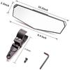 UTV Rear View Mirror, RZR Center Rearview Mirror 1.5"-2" Roll Bar Mount Compatible with Polaris RZR General, Pioneer, Talon, Can Am Commander