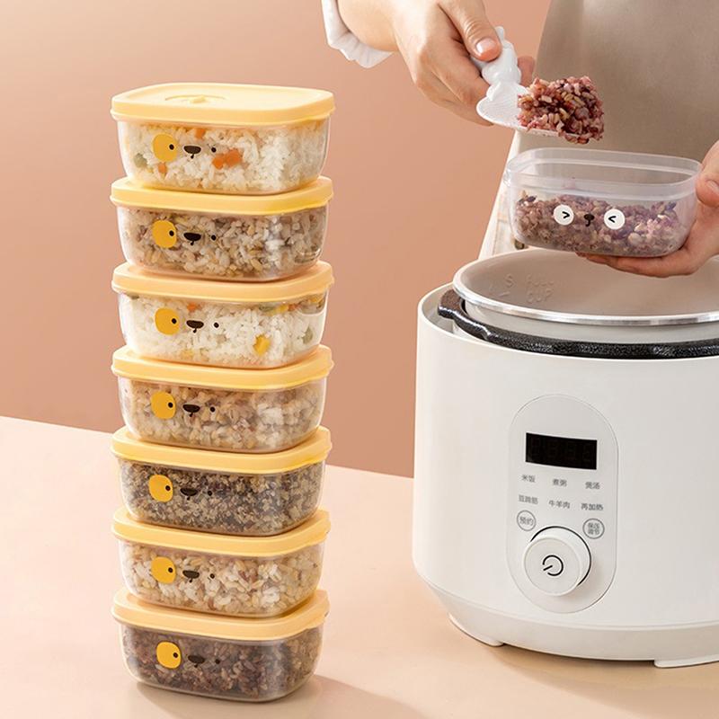 1Pc Food Storage Container Freezer Food Storage Boxes Refrigerator Rice Food Fruit Preservation Keep Fresh Box Microwaveable
