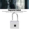 Fingerprint Padlock Zinc Alloy Smart   Home Cabinet Door Dormitory Locker Fingerprint Lock