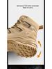 Men's Tactical Mid-Top Desert Hiking and Hunting Boots - Outdoor Mountaineering, Exploration, and Rescue Footwear, Large Size Available