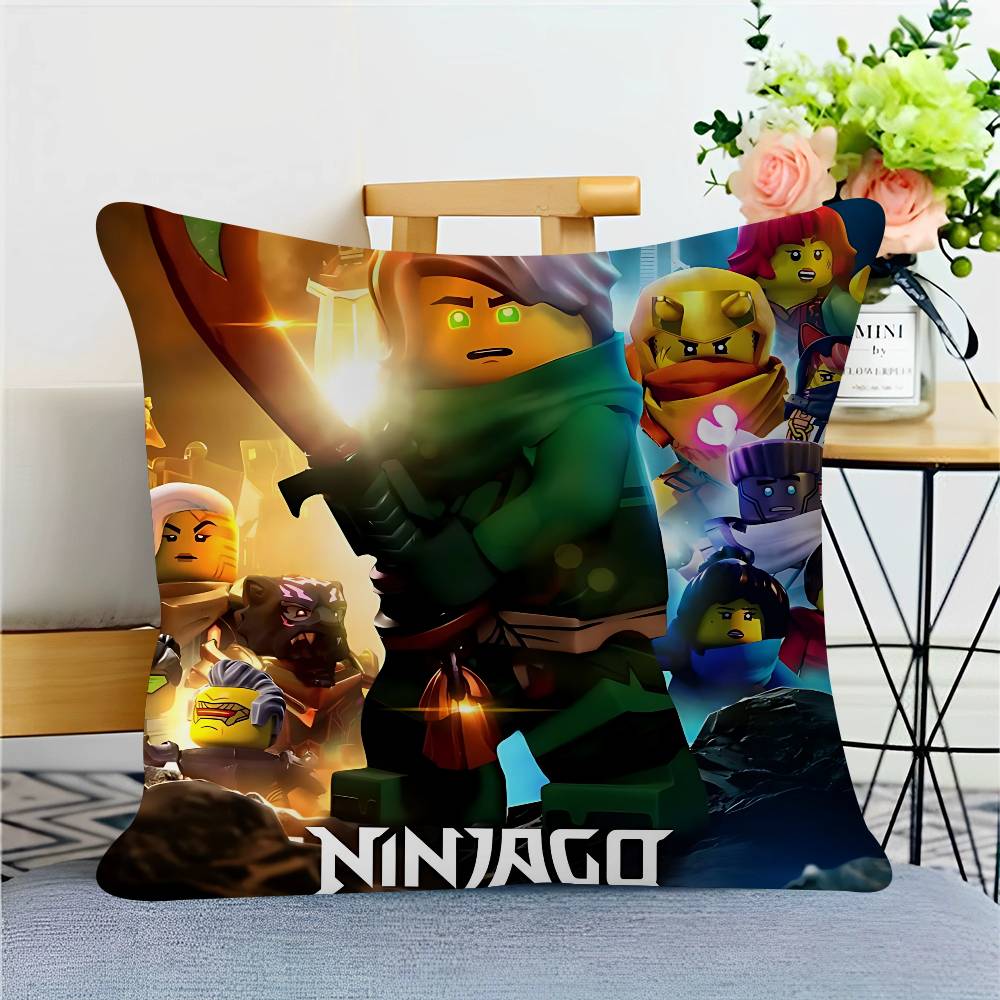 

Мультяшная N-Ninjago Подушка Подарки Мебель для дома и офиса Спальня Диван Автомобильная наволочка Чехол 45x45см 16x16Inch