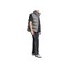 Adidas Logo Stand Collar Sleeveless Vest Men Vests Gray IY3401
