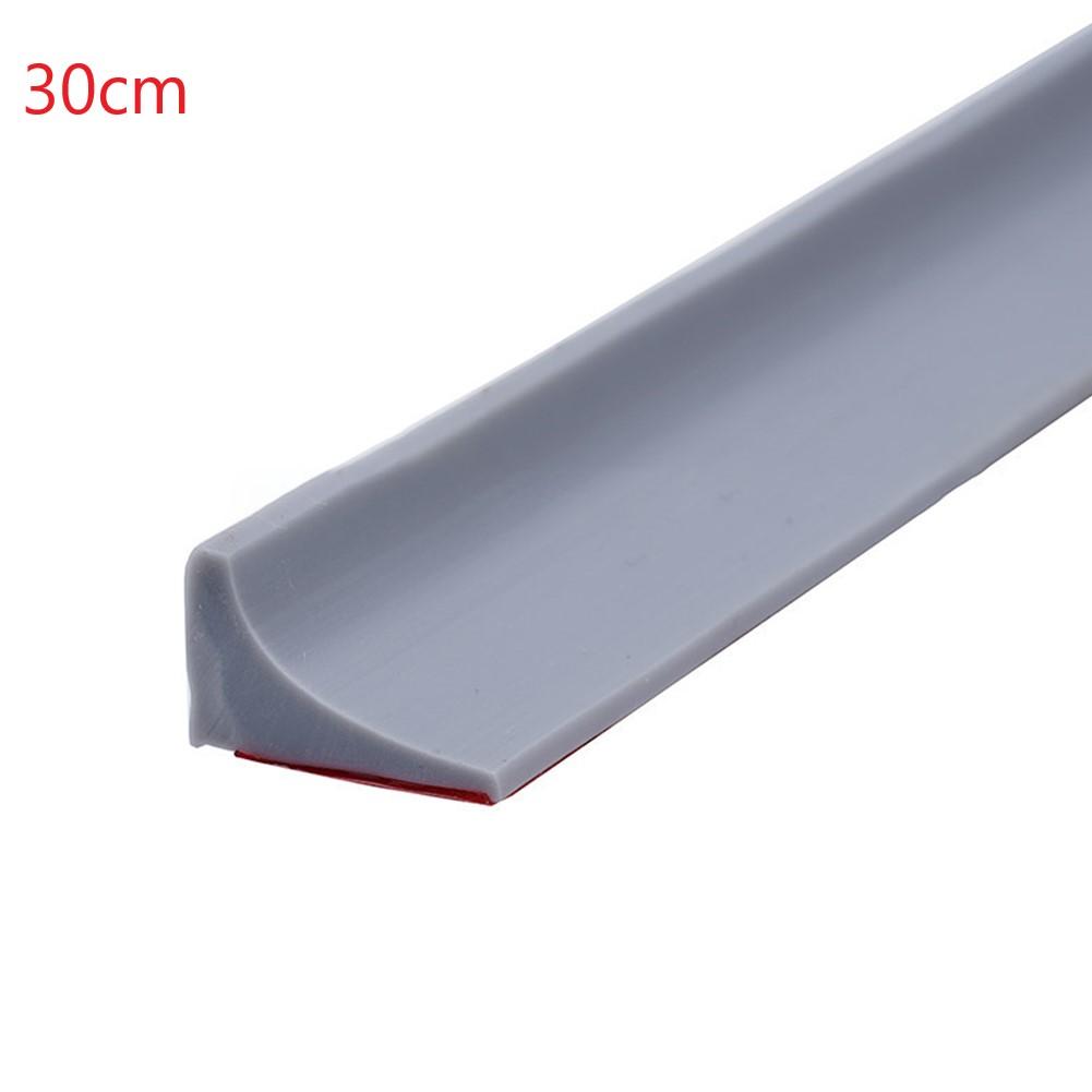 

Bathroom Retention Water Barrier Strip Dry Wet Separation Silicone Seal Strip Kitchen Gadget Sets Transparent Grey Black White