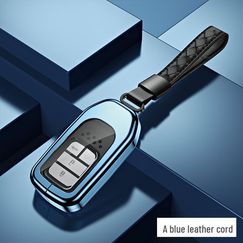 Honda Car Key Case - 10th Gen Accord, XRV, Odyssey, Civic, HR-V Zinc Alloy Shell