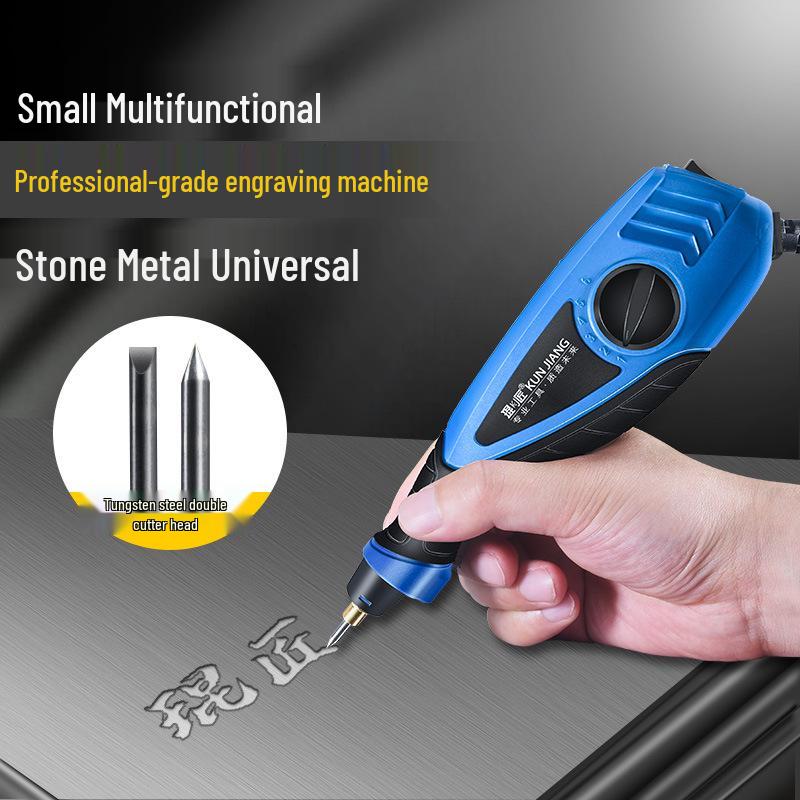Compact Electric Engraving Pen for Metal, Stone & Concrete
