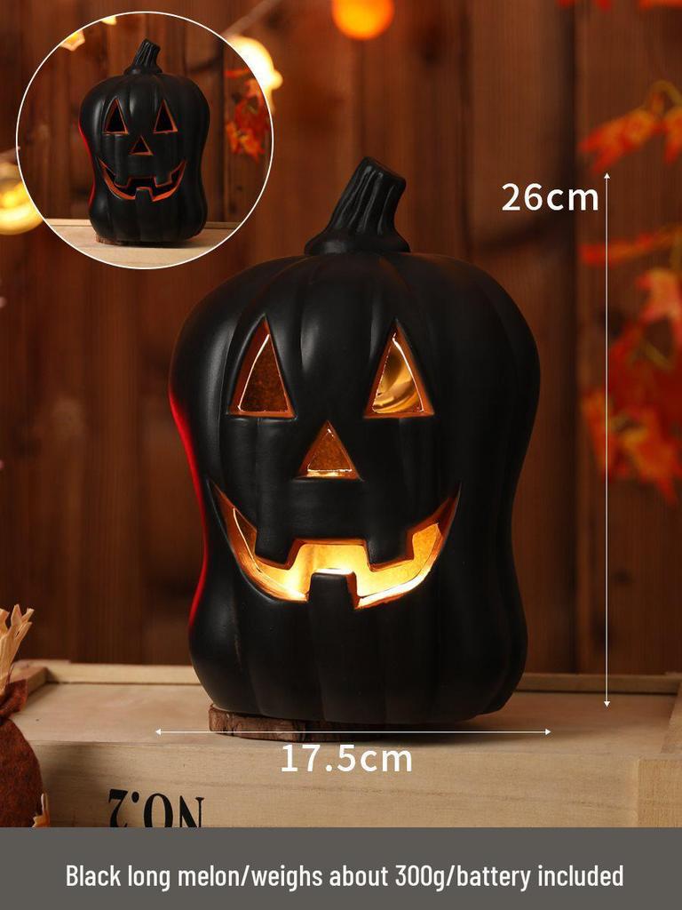 Luminous Halloween Pumpkin Lantern Decoration - Large Outdoor Display for Shopping Malls and Events