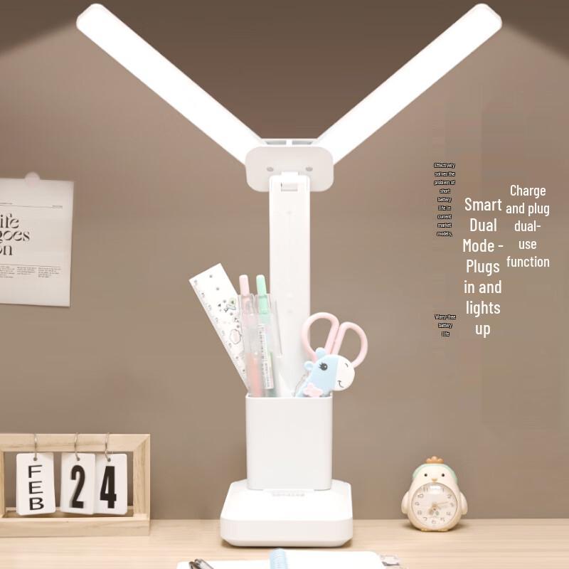 Oenyled Dual-Head Eye-Protection Desk Lamp