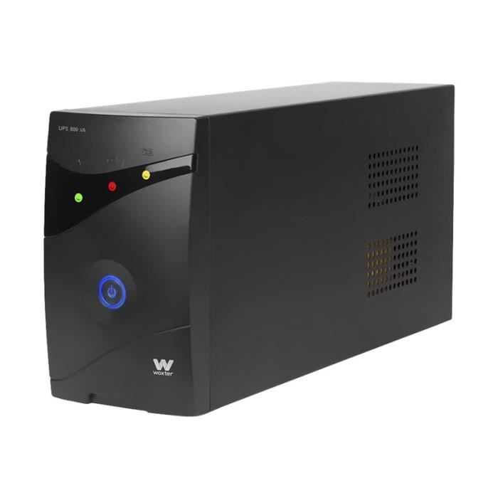 Onduleur Woxter 800 VA - CA 110-120-220-230-240 V - 480 Watt - 800 VA - 2 Connecteurs De Sortie