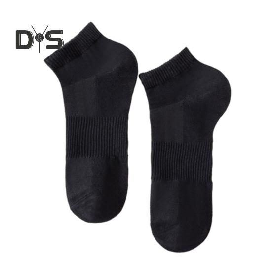 

Носки-невидимки для мужчин, повседневные короткие носки до щиколотки, дышащие, впитывающие пот хлопковые носки-лодочки для весны и лета чёрный