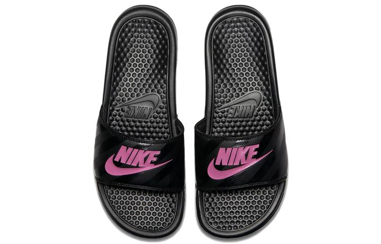 Nike Benassi Jdi Black Vivid Pink Black Women's Women's 343881-061