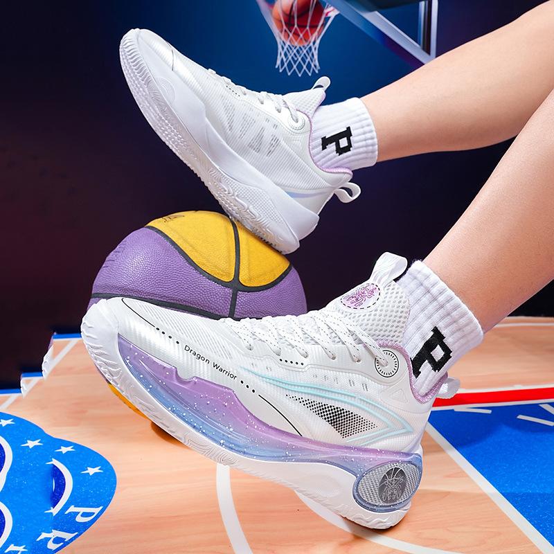 New basketball shoes men's and women's mesh breathable, non-slip, wear-resistant and shock-absorbing, practical combat, lightweight soft-soled studen