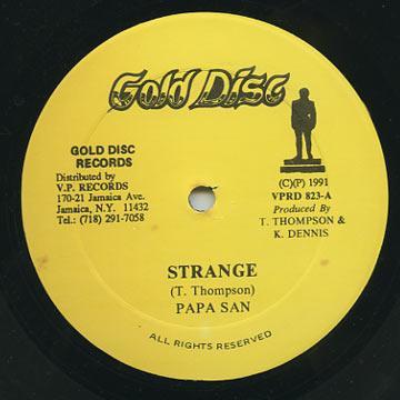 

12inch Record PAPA SAN - Strange VPRD823 Gold Disc 1991 US Reggae, Ska & Dub Used