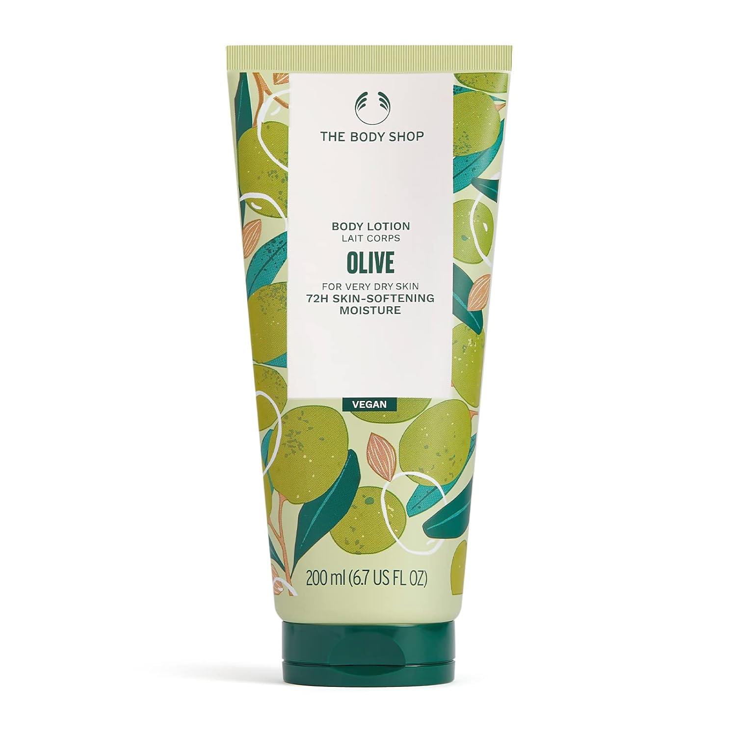 The Body Shop Olive Nourishing Body Lotion 200 ml Pack for Soft Hydrated Skin Daily Care