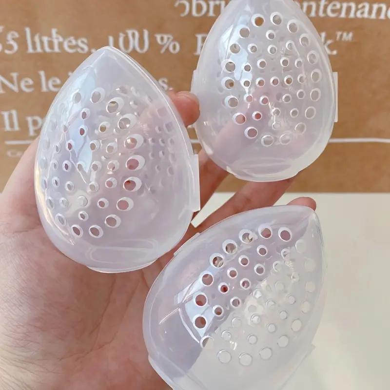 1PCS Makeup Egg Beauty Egg Powder Puff Transparent Storage Box Egg Shell Powder Puff Shell Portable Travel Storage Case