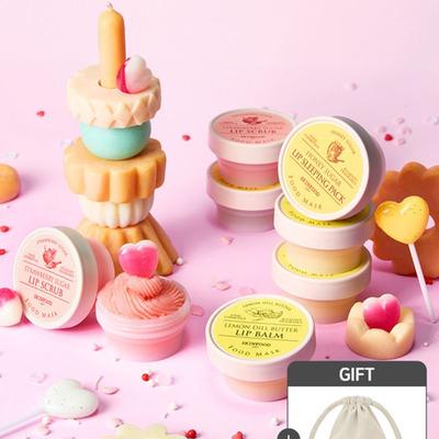 [Lip Care Set] Choose 2 of 3 Food Mask Lip Products (Eco Pouch Included)