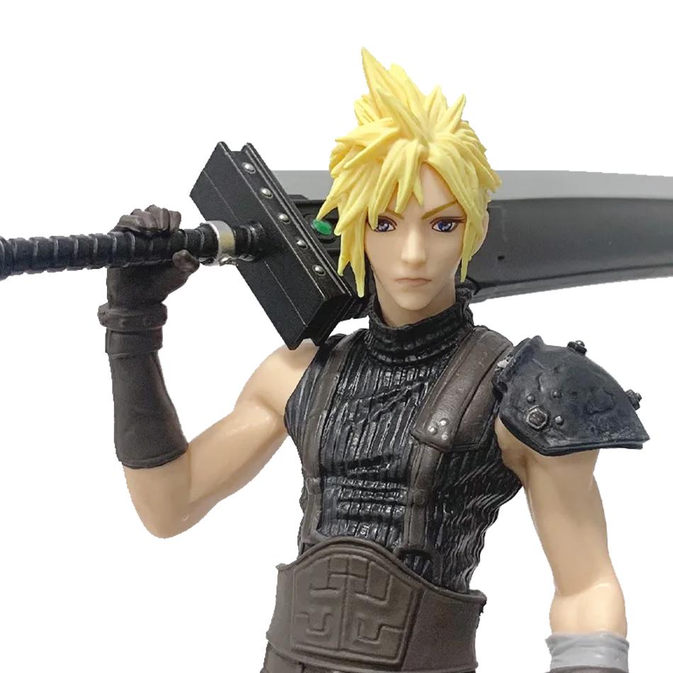 22cm Remake Version Amine Figure Cloud Strife PVC Action Figure Collectiable Model Toys Christmas Gifts Boy's Gift