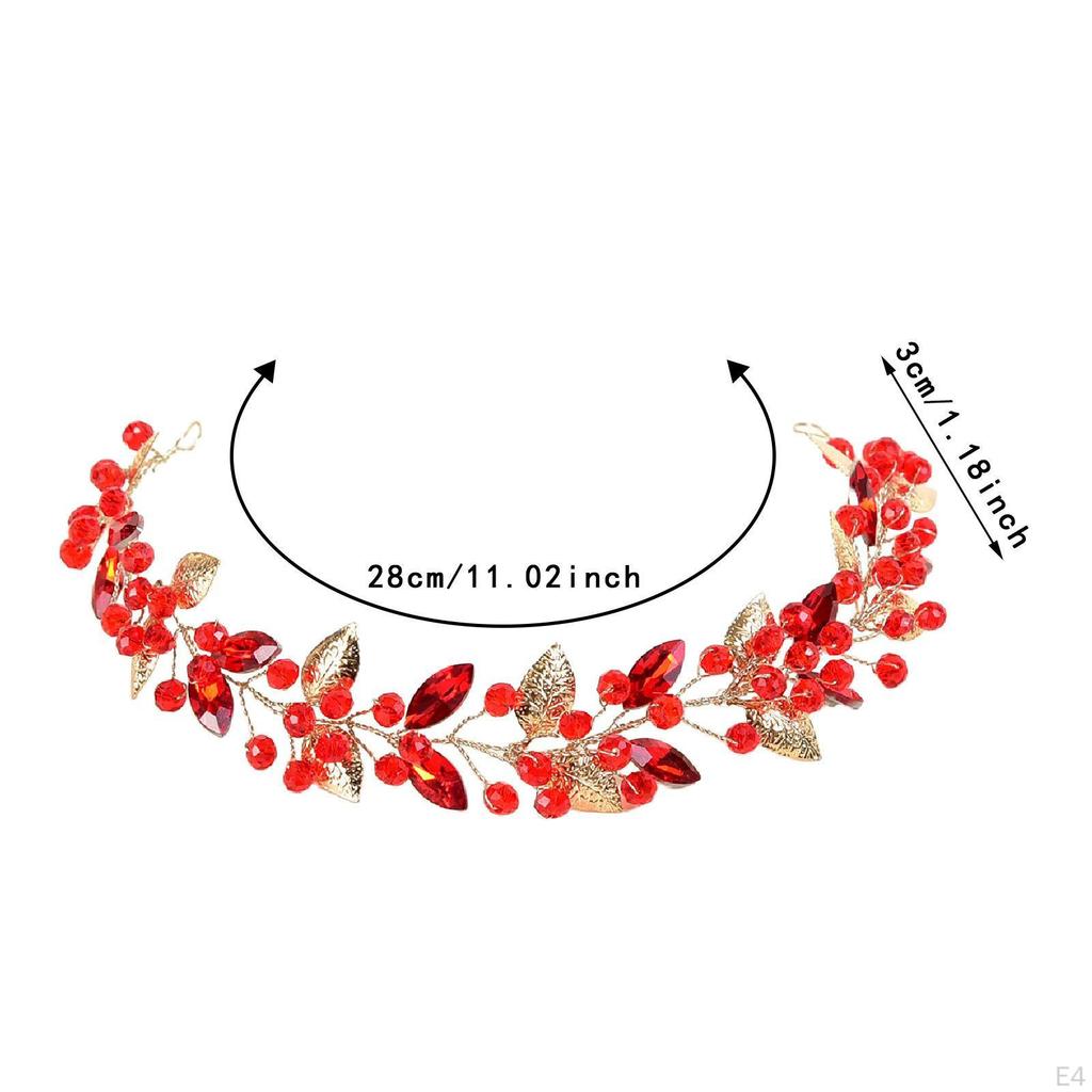 Bride Wedding Hair Vine Decor Leaf Accessories for Birthdays Gift Holidays