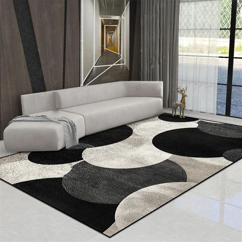 Moderne Teppiche für Wohnzimmer Einfache Haushaltsmatte Große Fläche Dekorative Schlafzimmerteppiche Rutschfest Kinderteppich Anpassbar