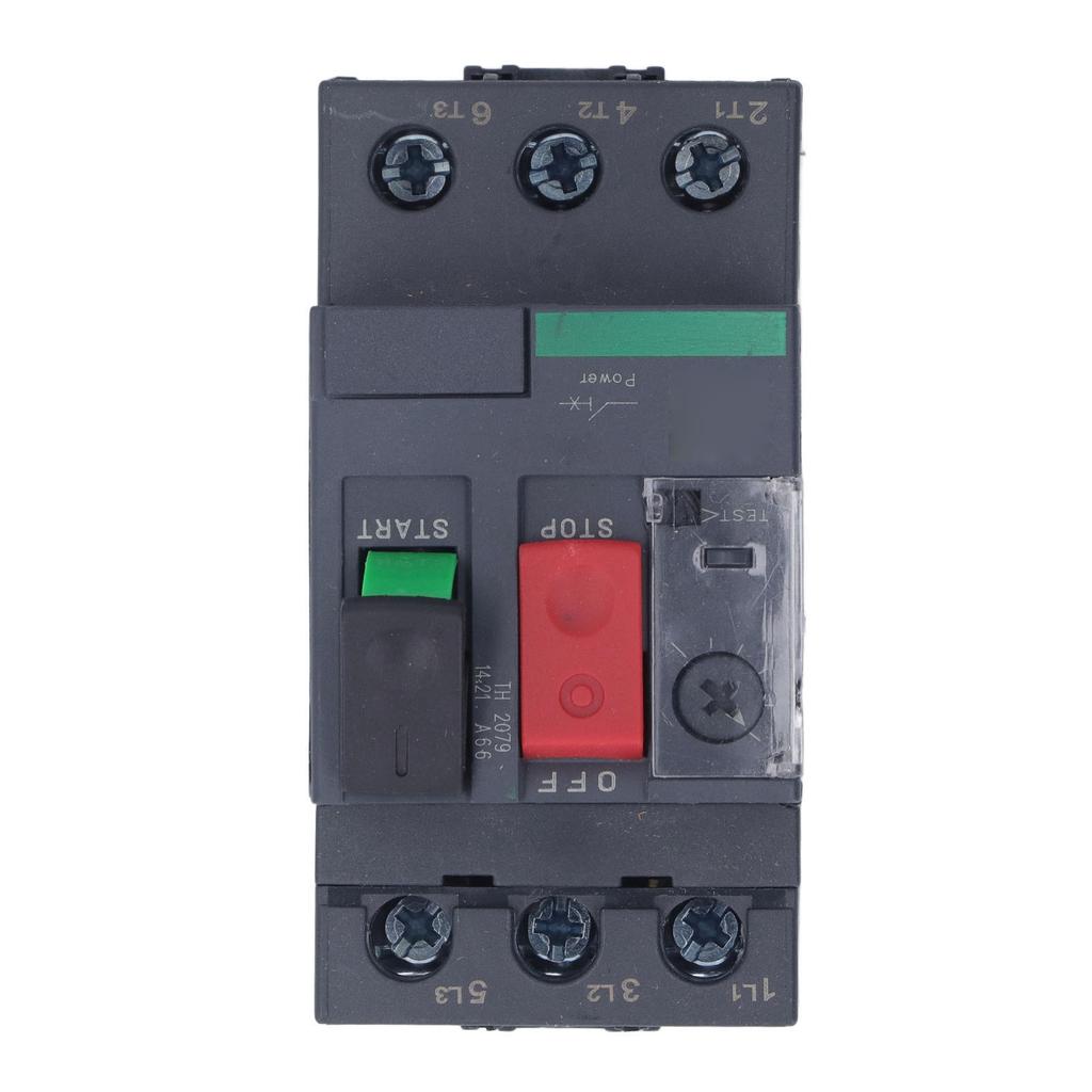 Motor Circuit Breaker 35mm Rail Mount Thermal Magnetic Type Motor Overload Protection Switch AC 690V GV2‑ME07 1.6‑2.5A