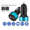 Car Charger 5V/3.1A Quick Charge Dual USB Port Cigarette Lighter Adapter Voltage KTY