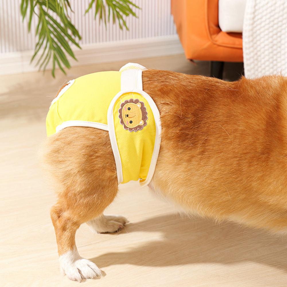 Dog Diaper for Female Dogs Breathable Pet Menstrual Pants for Small Medium Dogs Female Dog Diapers Panties Physiological Shorts
